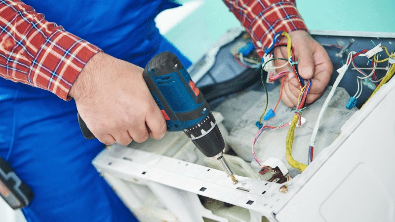 Nallıhan Ferre Ferre çamaşır makinesi kart tamiri – Su almama arızası orijinal parça ile giderildi. - Teknik servis örneği